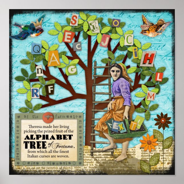 Alphabet Tree of Fortuna Poster (Front)