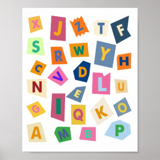 Alphabet Wall Art For Your Kid(s) Room.