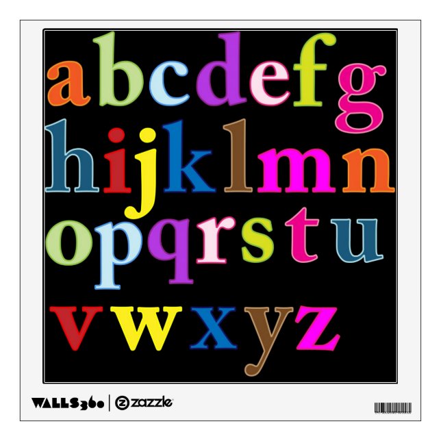 Alphabet Wall Decal (Front)