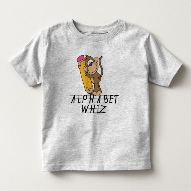 ALPHABET WHIZ TODDLER T-SHIRT (Front)