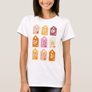alphabet women T-Shirt