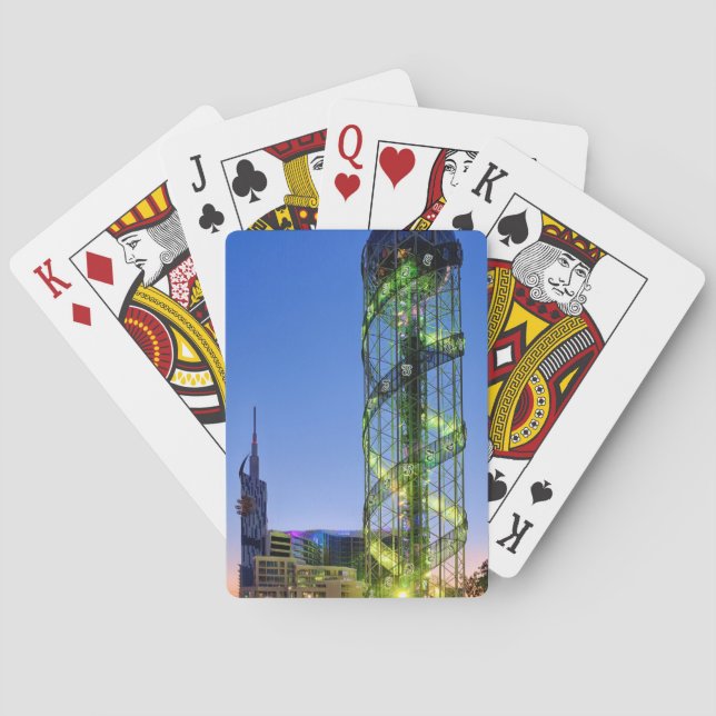 Alphabetic Tower Poker Cards (Back)