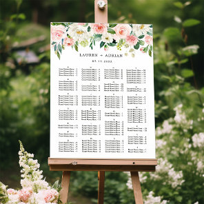 ALPHABETICAL ORDER Wedding Seating Chart