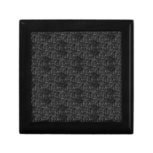 Alphabets Pattern 01 BW.b Black BG Gift Box