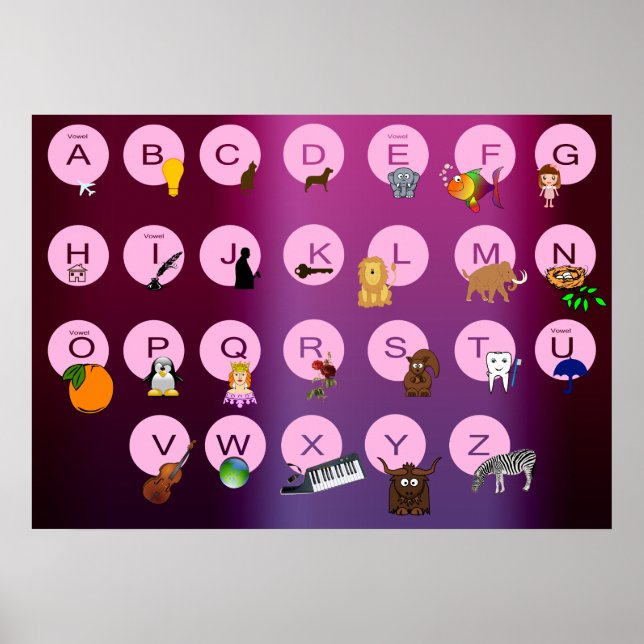 Alphabets Poster (Front)