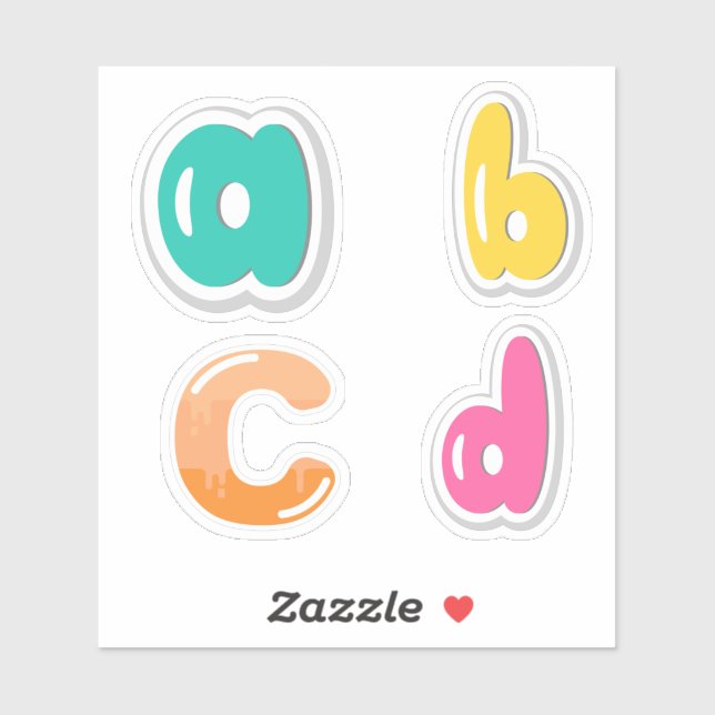 Alphabets Sticker (Sheet)
