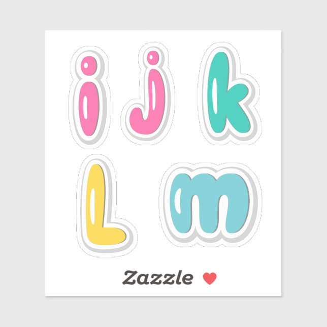 Alphabets Sticker (Sheet)