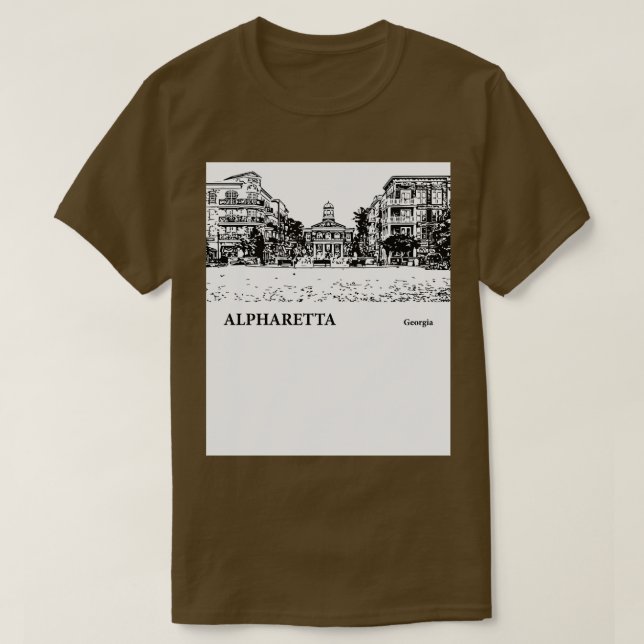 Alpharetta Georgia TShirt 3 (Design Front)