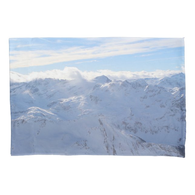 Alphine Mountain Pillow Case (Front)