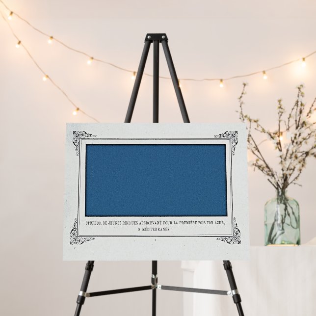 Alphonse Allais, April Fools, Blue, Abstract Art Foam Board (In Situ (Stand))