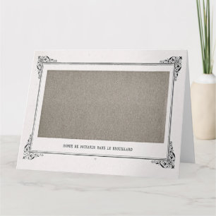 Alphonse Allais, April Fools, Gray, Abstract Art Card