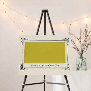 Alphonse Allais, April Fools, Yellow, Abstract Art Foam Board