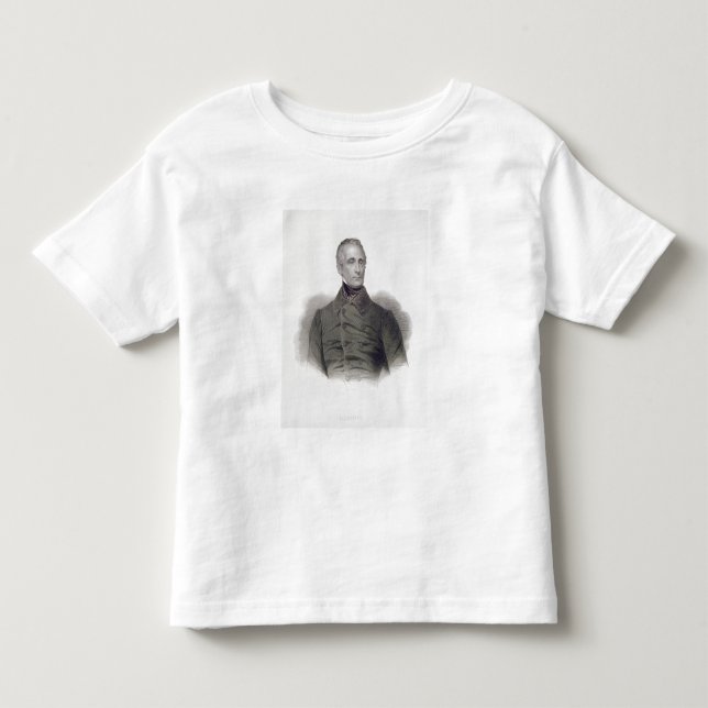 Alphonse de Lamartine, engraved by Pierre Pelee (1 Toddler T-shirt (Front)