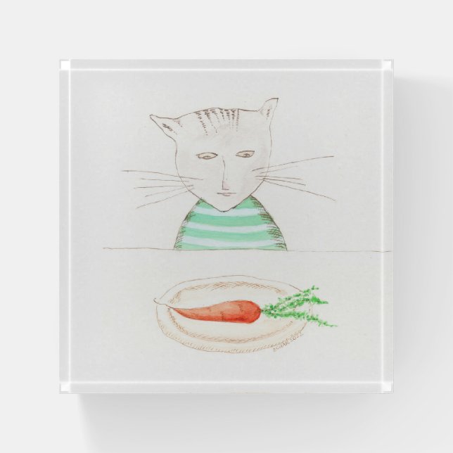 Alphonse le Chat  Paperweight (Front)