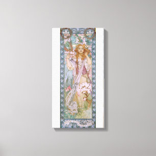 Alphonse Maria Mucha - Maude Adams as Joan of Arc Canvas Print