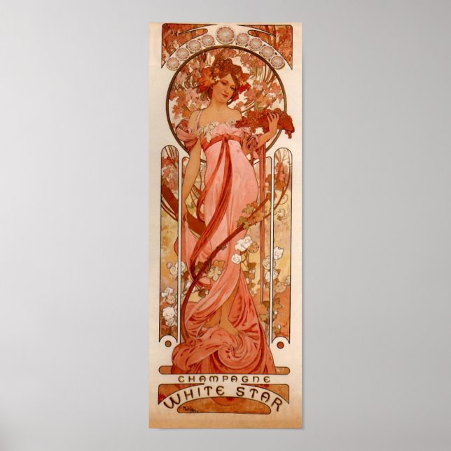 Alphonse Maria Mucha – White Star Jugendstil Art Poster (Front)