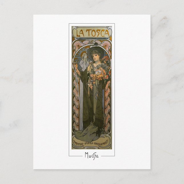Alphonse Mucha #132 - Fine Art Postcard (Front)