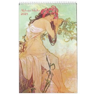Alphonse Mucha 2025 Calendar