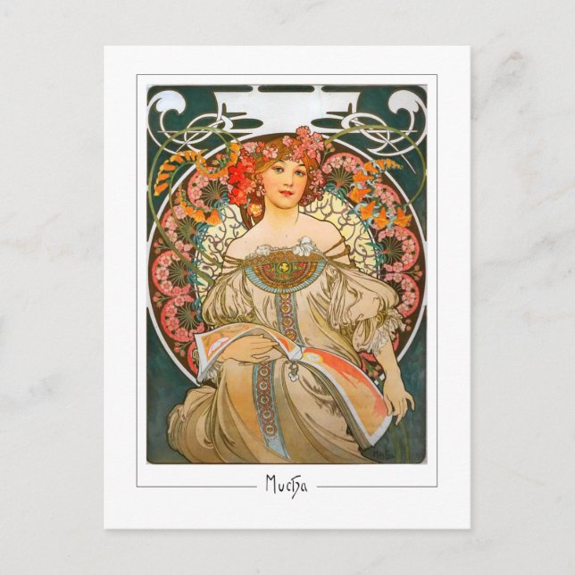 Alphonse Mucha #214 - Fine Art Postcard (Front)