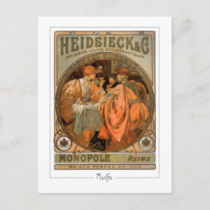 Alphonse Mucha #218 - Fine Art Postcard