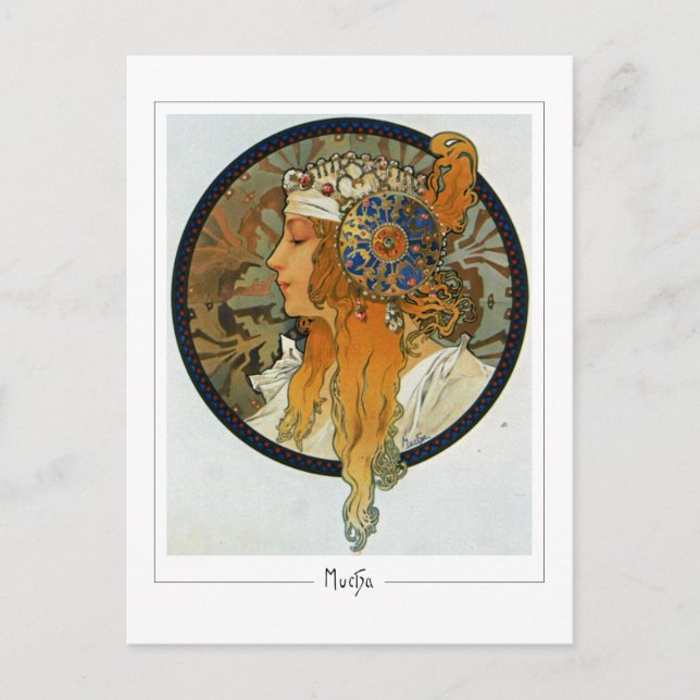 Alphonse Mucha #281 - Fine Art Postcard (Front)