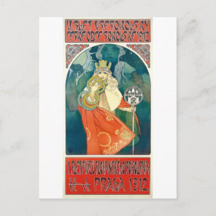 Alphonse Mucha 6th Sokol Festival, 1912 Postcard