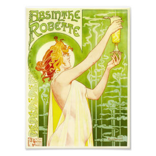 Alphonse Mucha Absinthe Robette Print