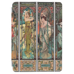 Alphonse Mucha art, art nouveau,vintage,females,be iPad Air Cover