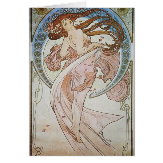 Alphonse Mucha Art Deco Cards (Front)