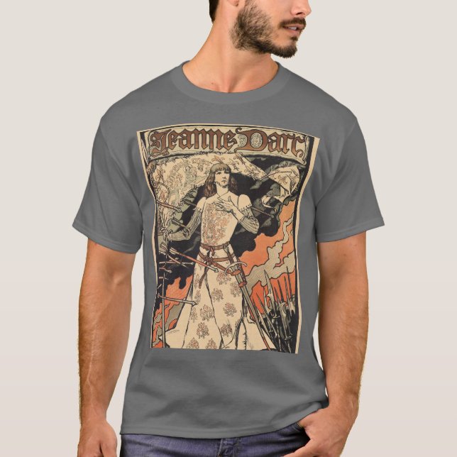 Alphonse Mucha Art Deco T-Shirt (Front)