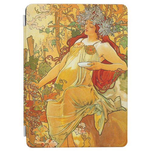 Alphonse Mucha Art Nouveau Autumn iPad Air Cover