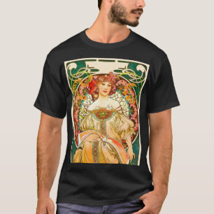 Alphonse Mucha Art Nouveau Daydream T-Shirt
