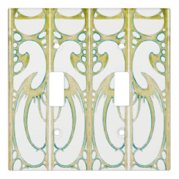 Alphonse Mucha art nouveau decorative abstract art Light Switch Cover