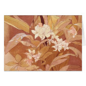 Alphonse Mucha Art Nouveau Floral Detail (Front Horizontal)