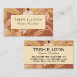 Alphonse Mucha Art Nouveau Floral Detail Business Card