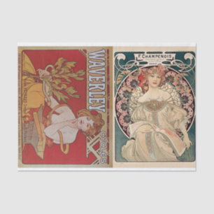 Alphonse Mucha Art Nouveau For Artists Tissue Paper