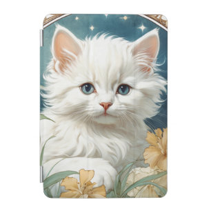 Alphonse Mucha Art Nouveau Kitten iPad Mini Cover