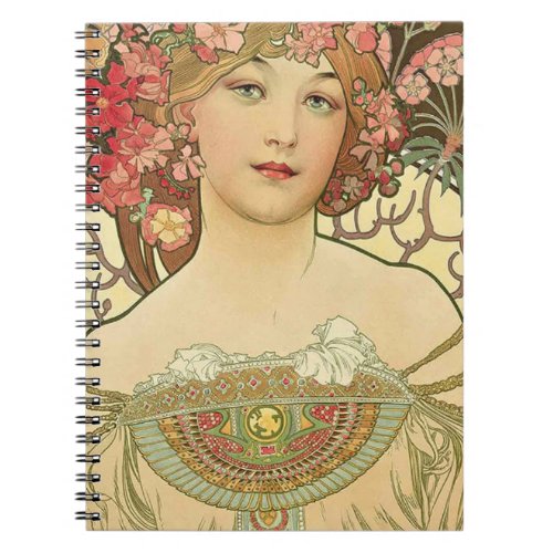 Alphonse Mucha  Art Nouveau Master Notebook