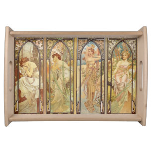 Alphonse Mucha – Art Nouveau Master Serving Tray