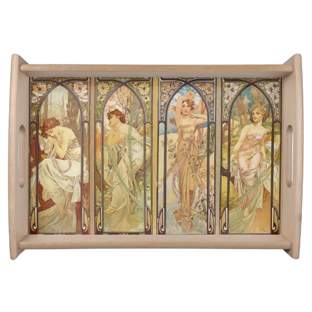 Alphonse Mucha – Art Nouveau Master Serving Tray (Front)