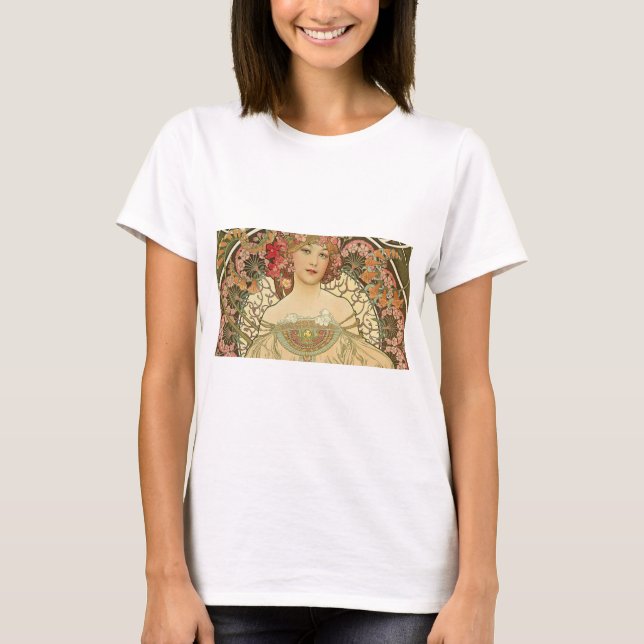 Alphonse Mucha – Art Nouveau Master T-Shirt (Front)