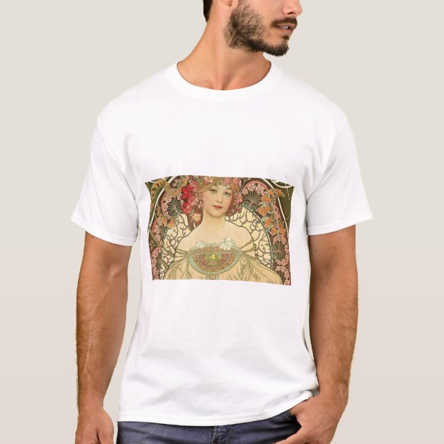 Alphonse Mucha – Art Nouveau Master T-Shirt (Front)