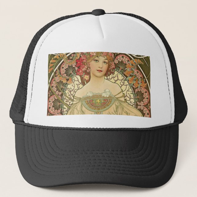 Alphonse Mucha – Art Nouveau Master Trucker Hat (Front)