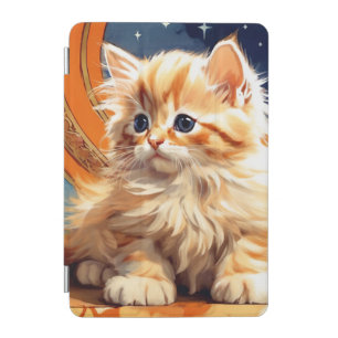 Alphonse Mucha Art Nouveau Orange Cat iPad Mini Cover