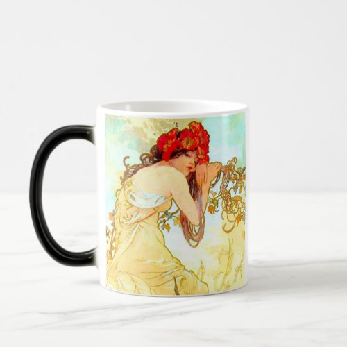 Alphonse Mucha Art Nouveau Summer Magic Mug