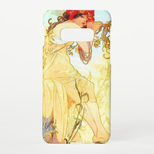 Alphonse Mucha Art Nouveau Summer Samsung Galaxy S10E Case
