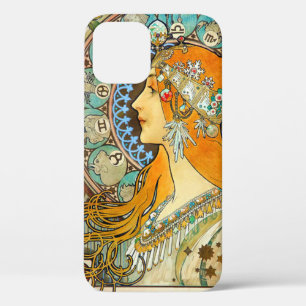 Alphonse Mucha Art Nouveau Zodiac iPhone 12 Case