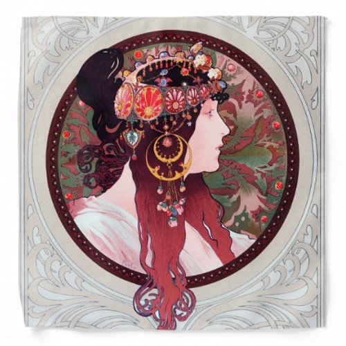 Alphonse Mucha Bandana