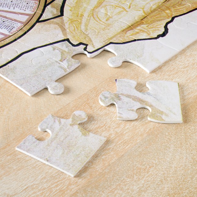 Alphonse Mucha Biscuits Lefevre-Utile Jigsaw Puzzle (Side)