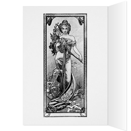 Alphonse Mucha Broken Blossoms (Inside (Left))